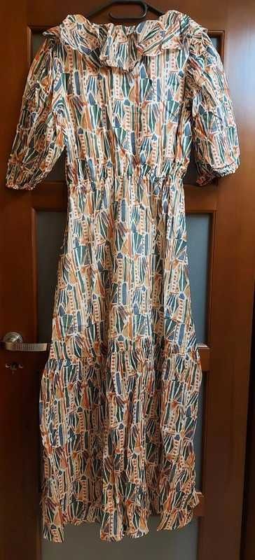 Nowa bawełniana sukienka maxi Orsay - r.34