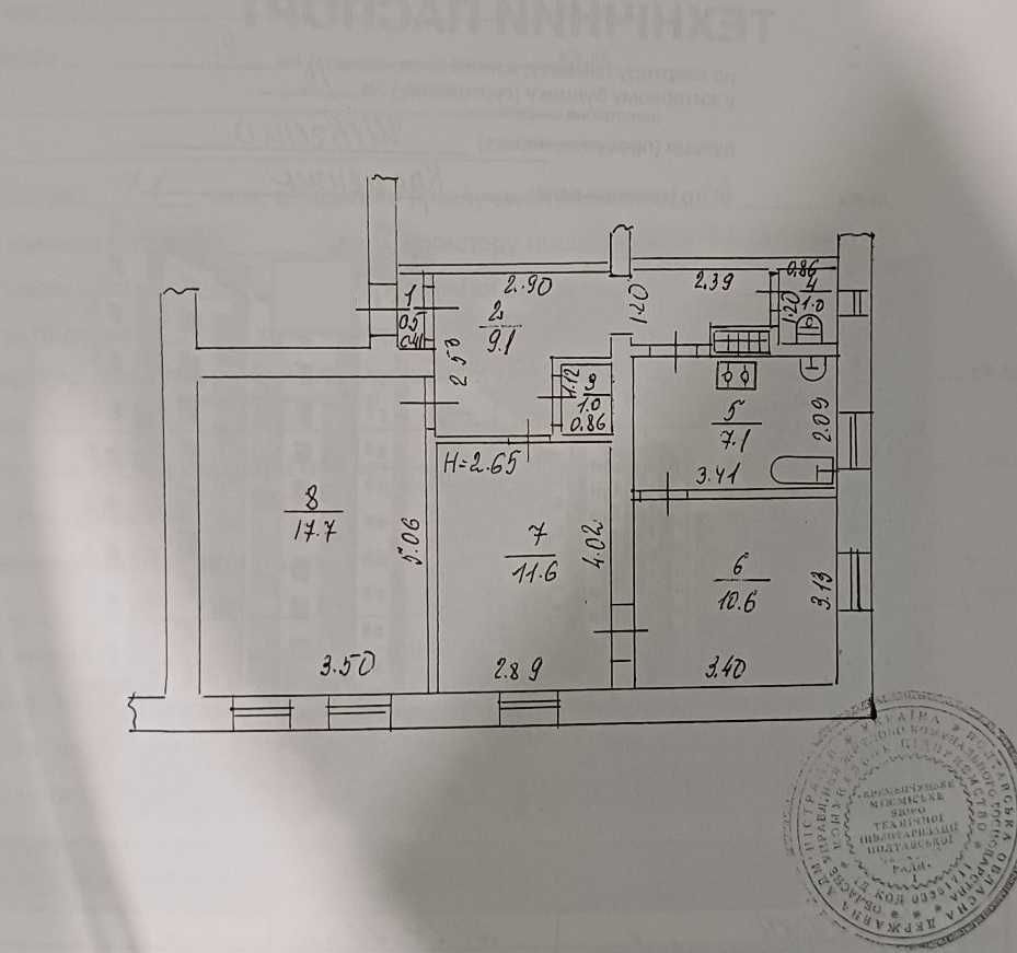 3-кім в Центрі по Шевченко