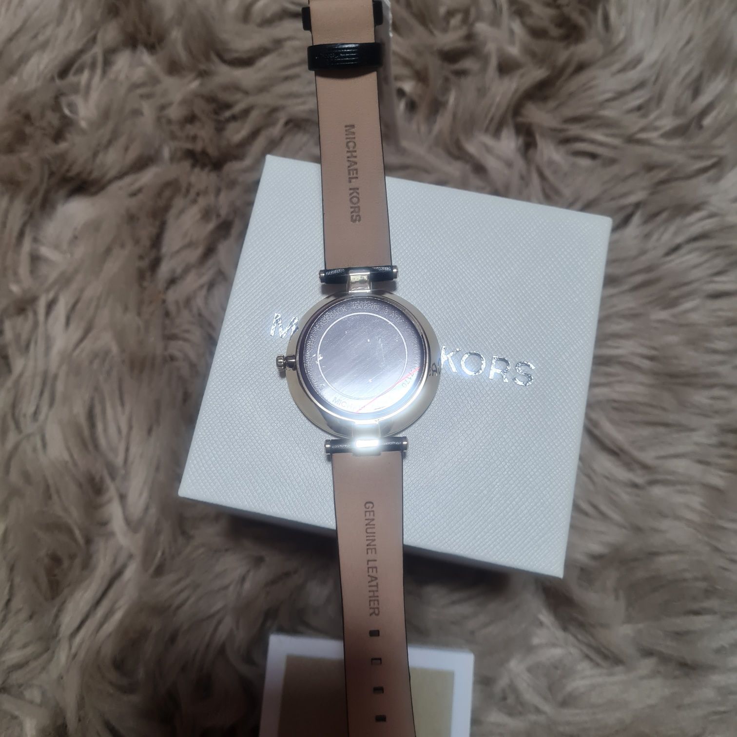 Michael Kors zegarek damski watch MFO anabeth czarny złoty cyrkonie z