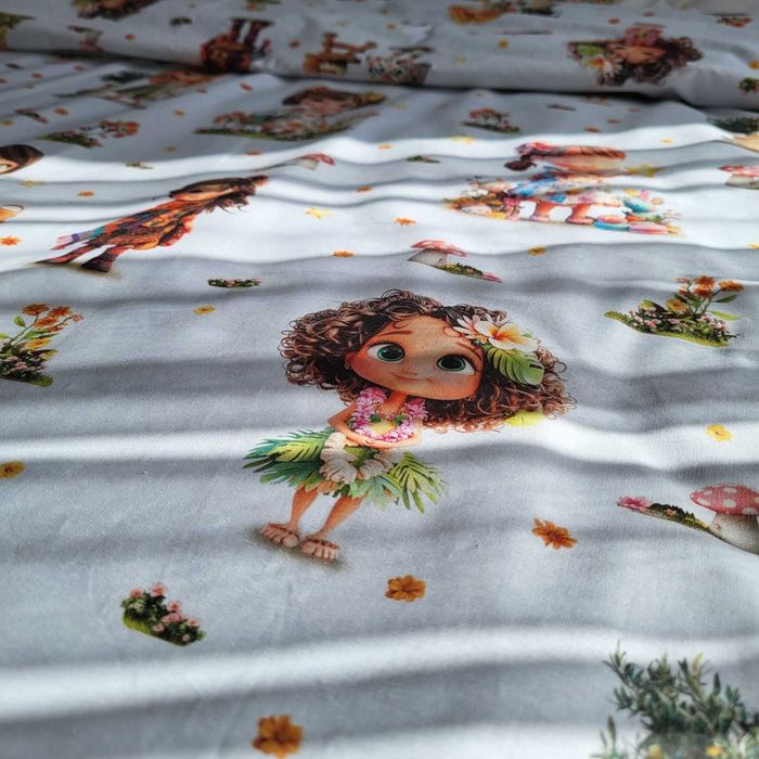 Дитяча постільна білизна з рюшами. Комплект для дівчинки 100% бавовна