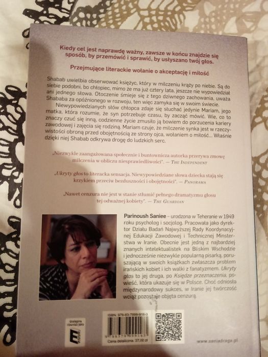 Literatura Parinoush Saniee Ukryty Głos