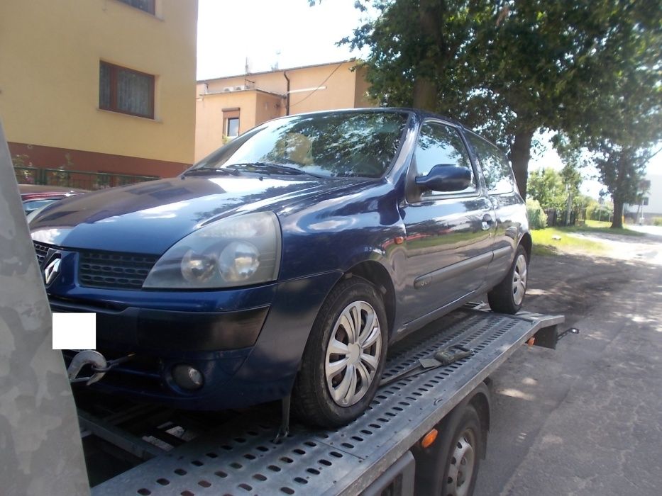 Renault Clio II, po lifcie, niebieski metalik,1,5 DCI,na części,3drzwi