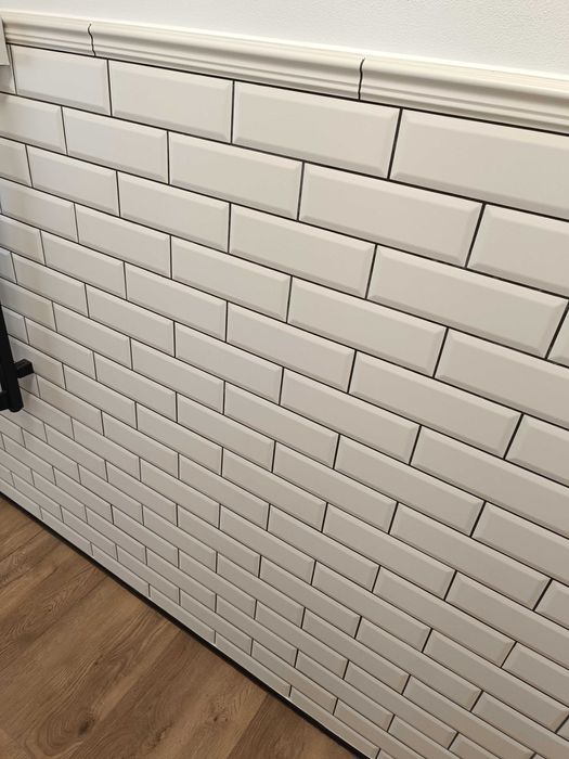 Płytki 3 d białe szkliwione Tubądzin