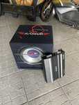 Subwoofer Aviator AE 301 + Amplificador Gravity PS1000 sem cabos