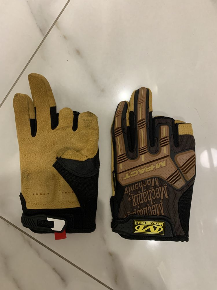 Рукавички тактичні Mechanix M-PACT®Leather fingerless framer gloves