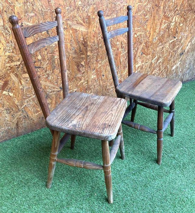 Cadeiras rusticas antigas par