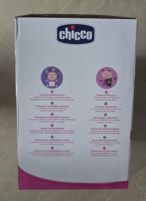 Nowy CHICCO MIŚ Pluszowy 3w1 projektor