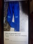 Calça de ganga azul  para menina