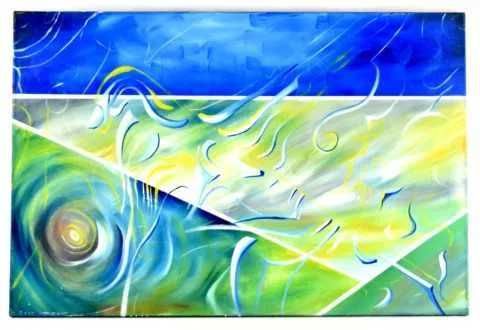 Título-Piero Manrique III. Acrílico s/tela, assinado. Quadro Original