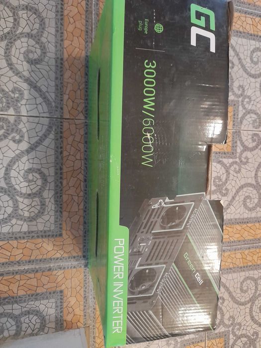 ІНВЕРТОР Green Cell 12V на 230V 3000W/6000W Чистий синус
