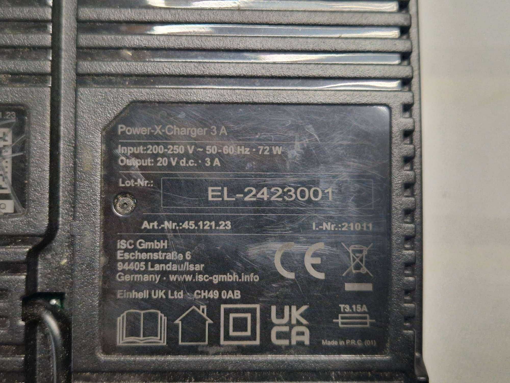 2xaku 2.0ah/3.0ah + 2x ładowarka EINHELL
