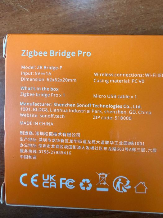 Sonoff Zigbee Bridge PRO