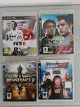 Jogos PS3 Smack Down vs RAW , FIFA, PES, Resistance 2