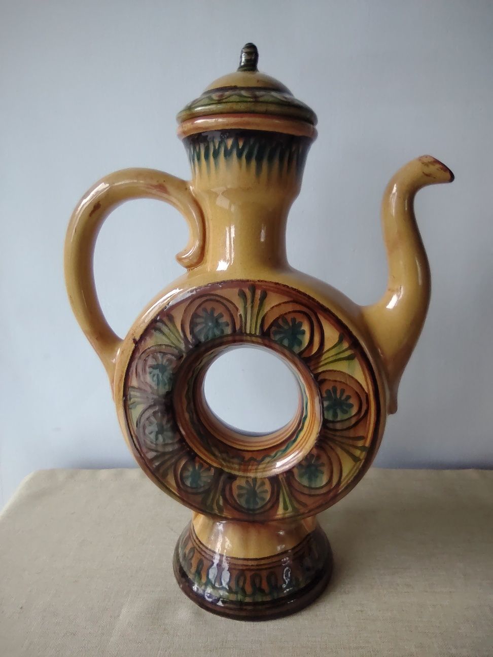 Ceramika Łysa Góra dzbanek XL miodownik kolekcja vintage
