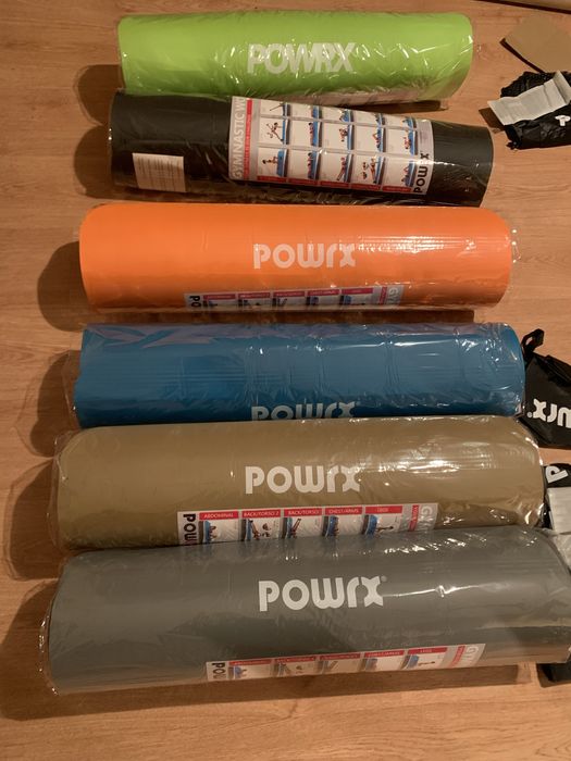 DUŻE ILOŚCI mata gimnastyczna piankowa 190x80x1,5cm do ćwiczeń maty