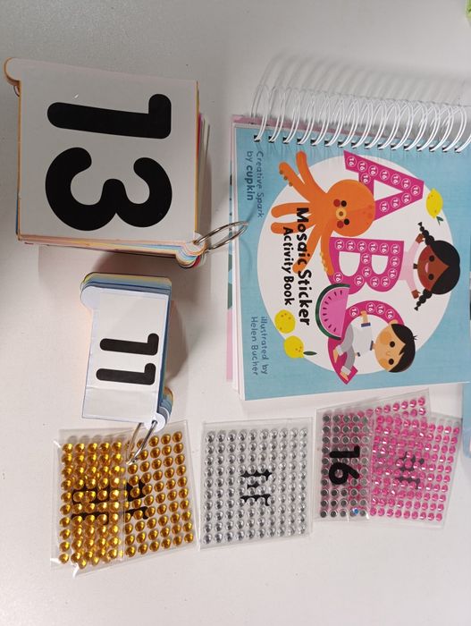 CUPKIN Mozaika – zestaw naklejek artystycznych dla dzieci i dorosłych