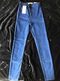 Spodnie jeansowe / jeansy Bershka r.S