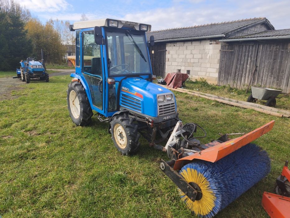 Iseki 3130/3125traktorek odśnieżanie solarka pług
