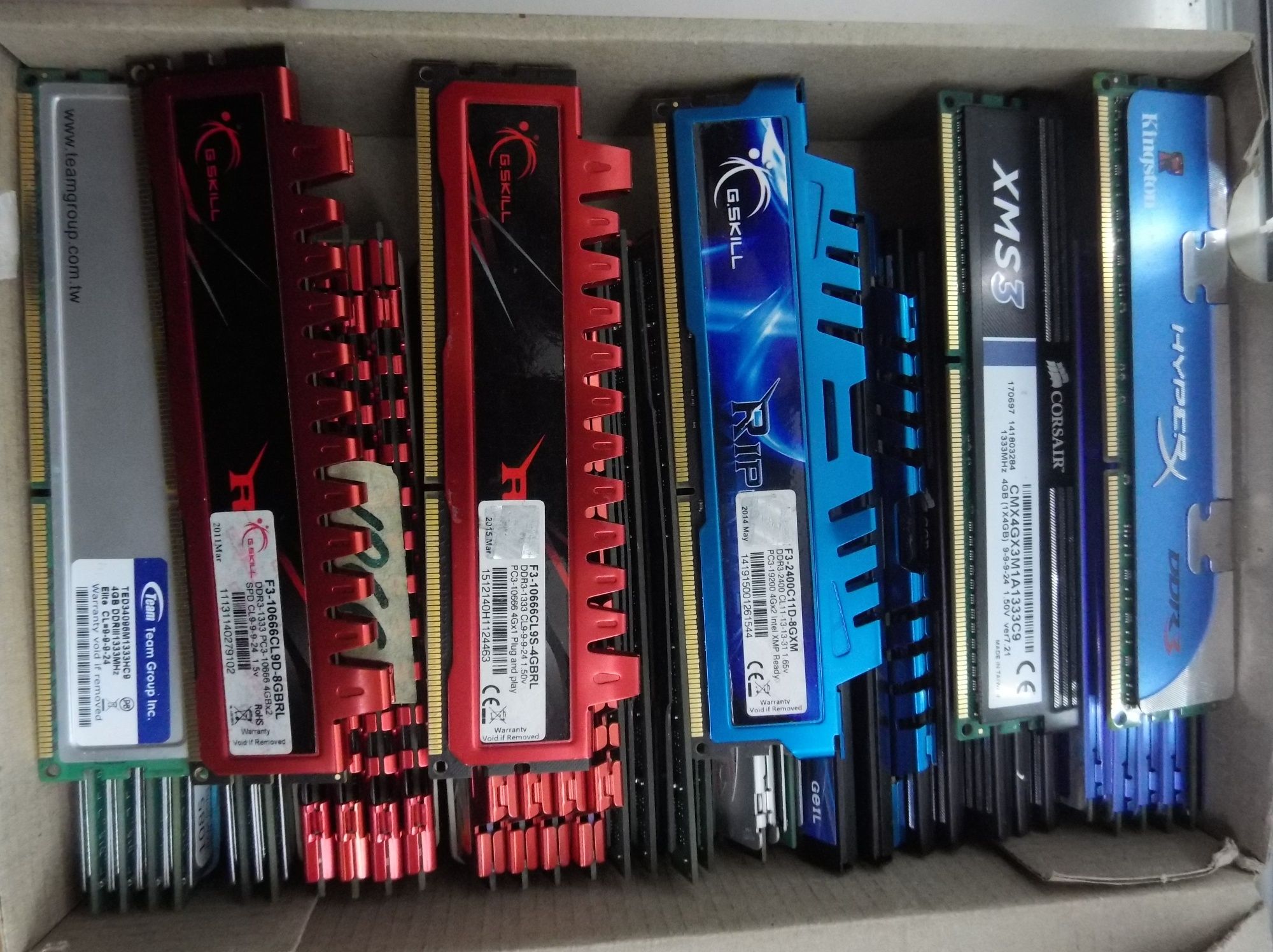 Ddr3  2/4/8 Gb Гб Оперативна пам'ять в радіаторах для ПК