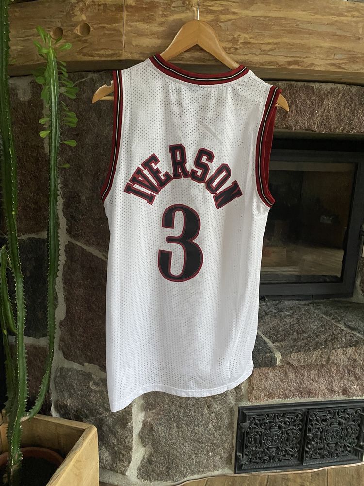 Nba iverson 3 , adidas , tank ,M, koszulka do koszykowki sixers