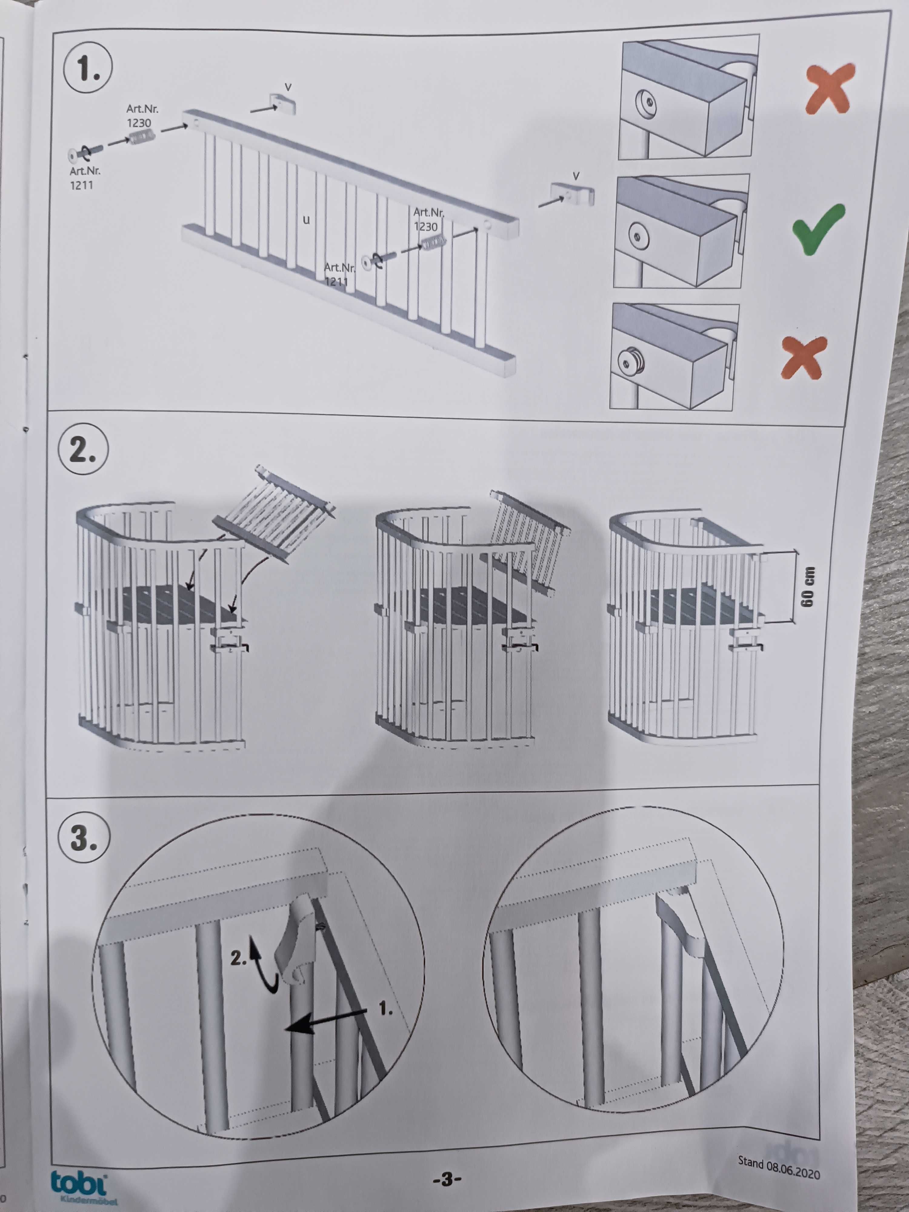 babybay Barierka do łóżeczka Boxspring XXL