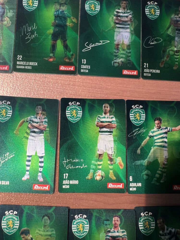 Cartas de coleção Sporting 2015/2016