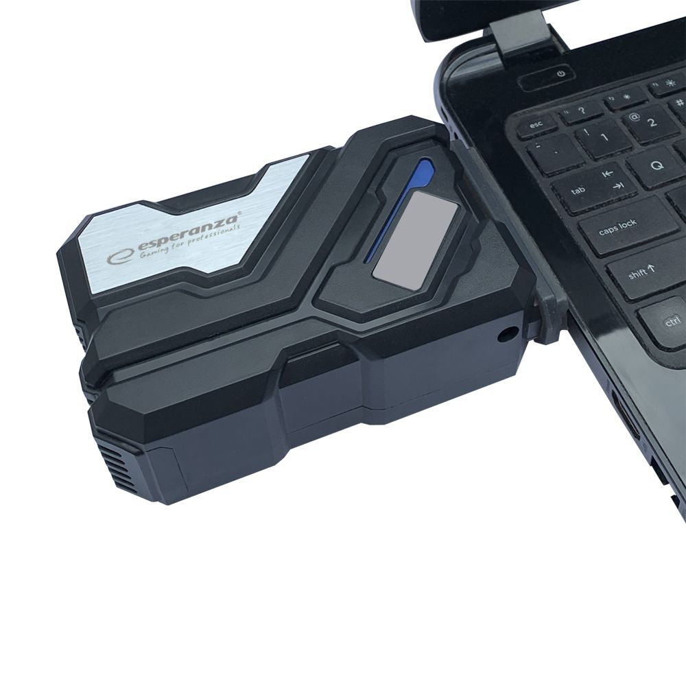 Wentylator chłodzący do notebooka LED USB Esperanza NORTE przystawka
