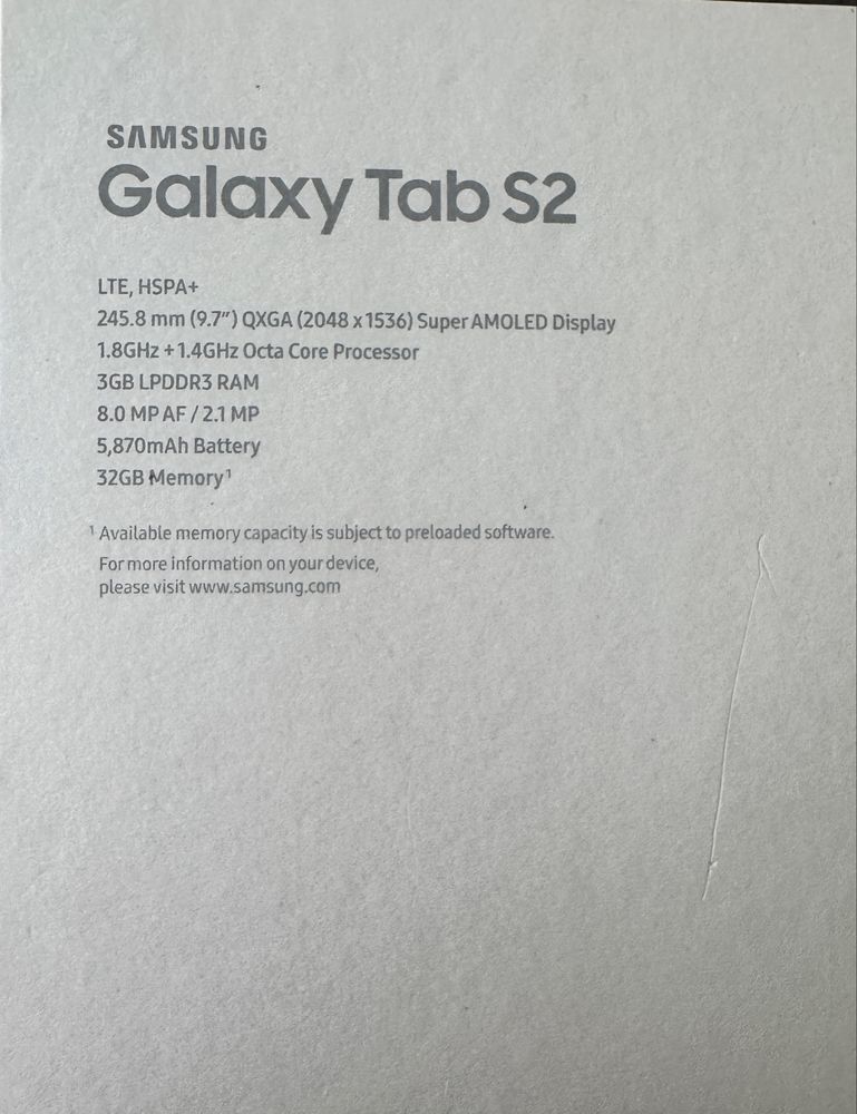 Tablet Samsung Galaxy Tab 2