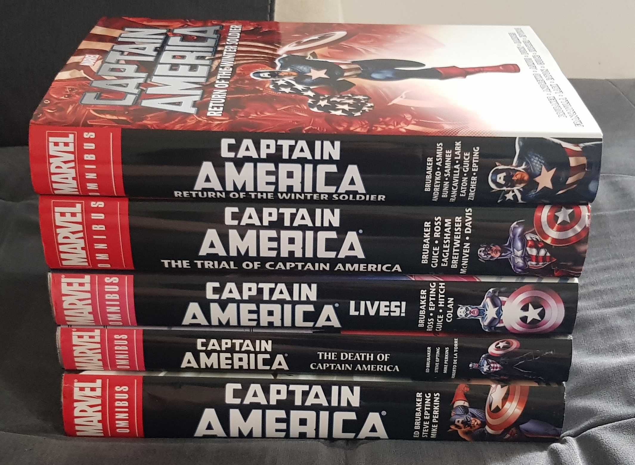 Captain America by ed brubaker omnibus 1-5