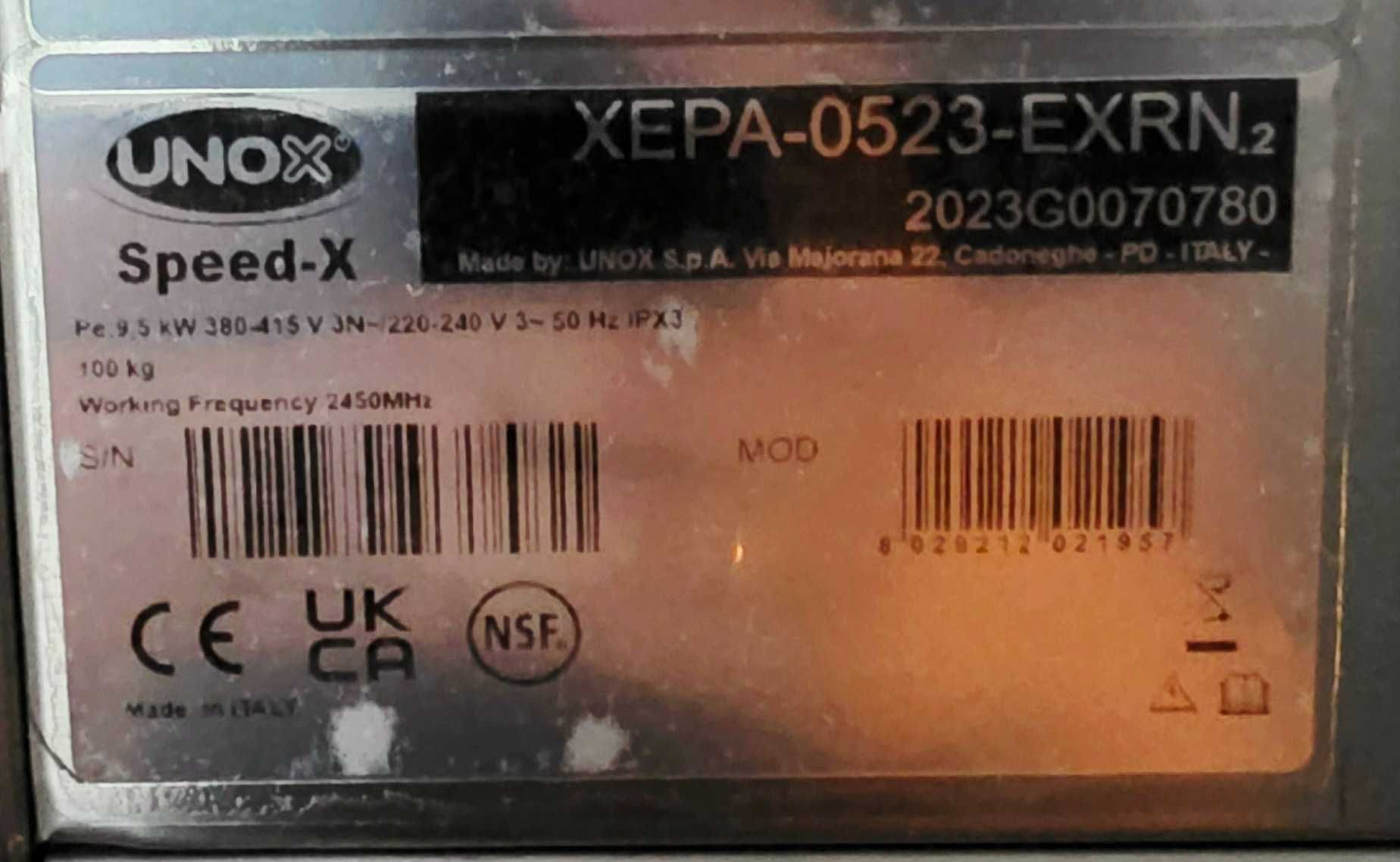 Piec konwekcyjno-parowy TURBO
SPEED-X™ XEPA-0523-EXRN