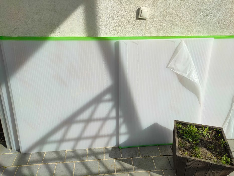 Poliwęglan komorowy 16 mm biały opal, zadaszenie tarasu