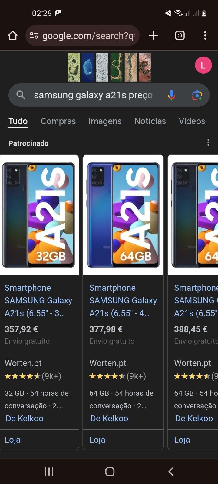 Samsung galaxy a21 s