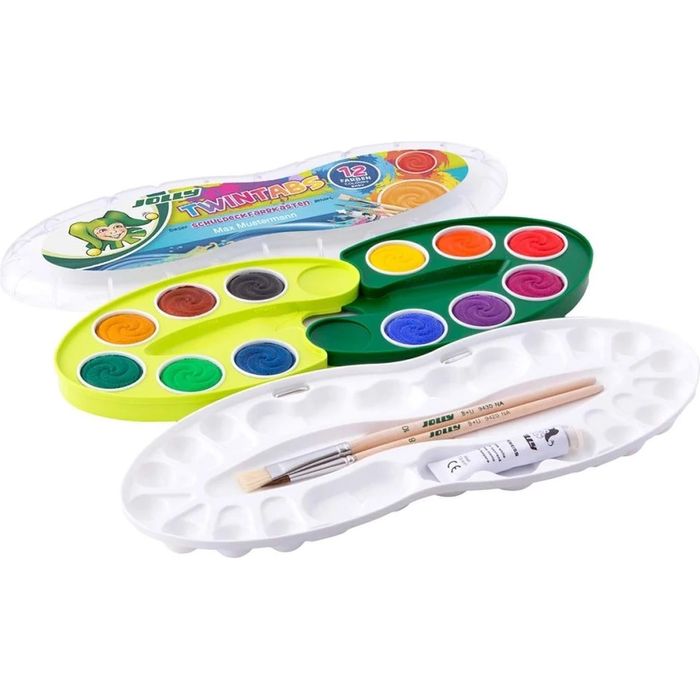 Farby Plakatowe Jolly Z Paletą