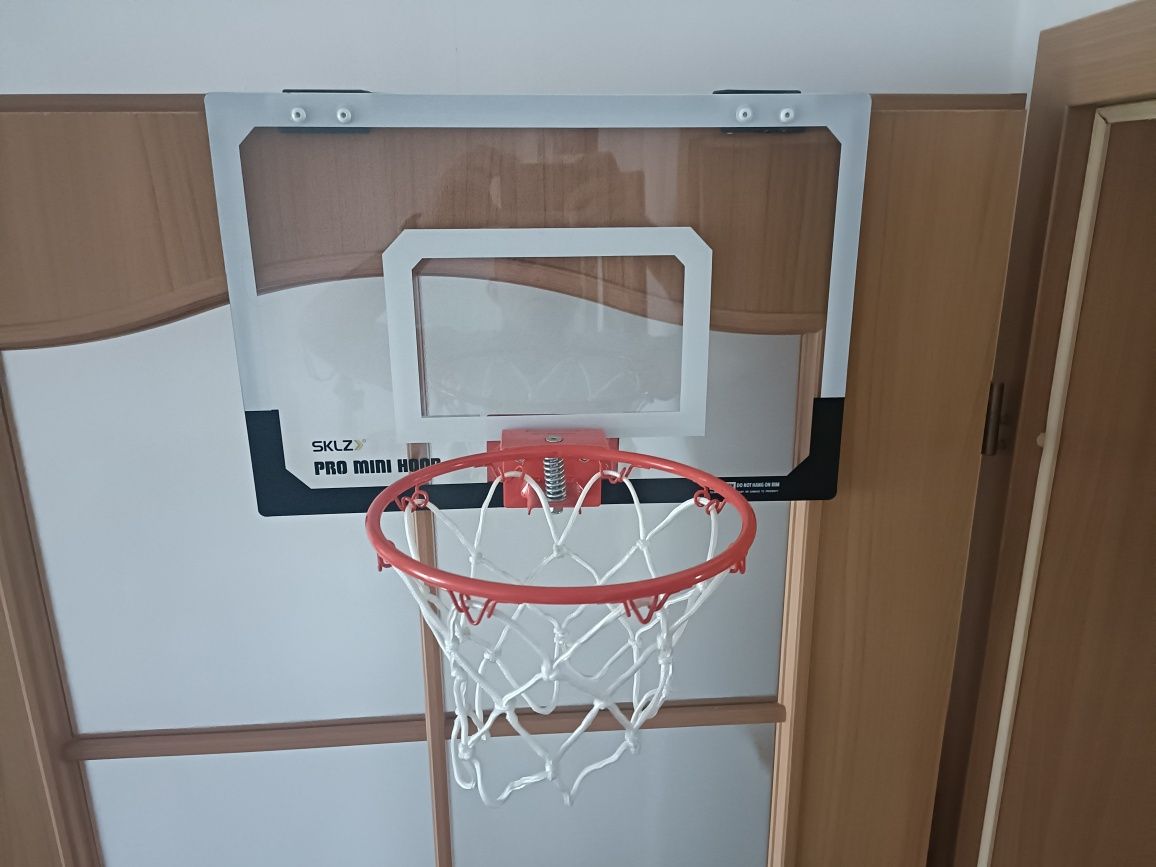 Kosz do mini koszykówki sklz pro mini Hoop NBA drzwi  zestaw gry zabaw