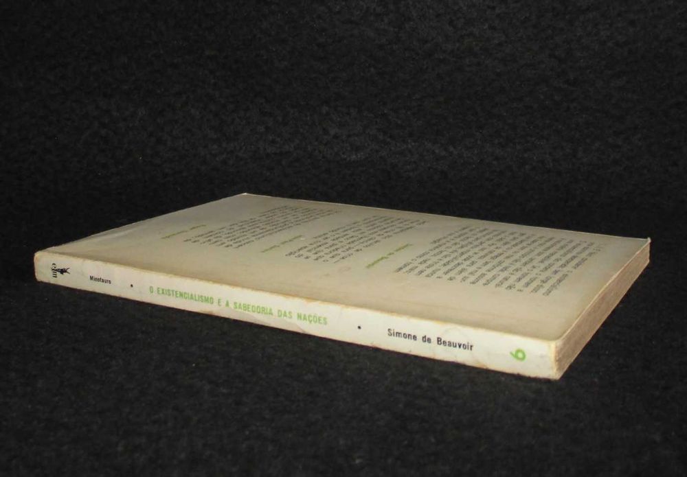 Livro O Existencialismo e a Sabedoria das Nações Simone de Beauvoir