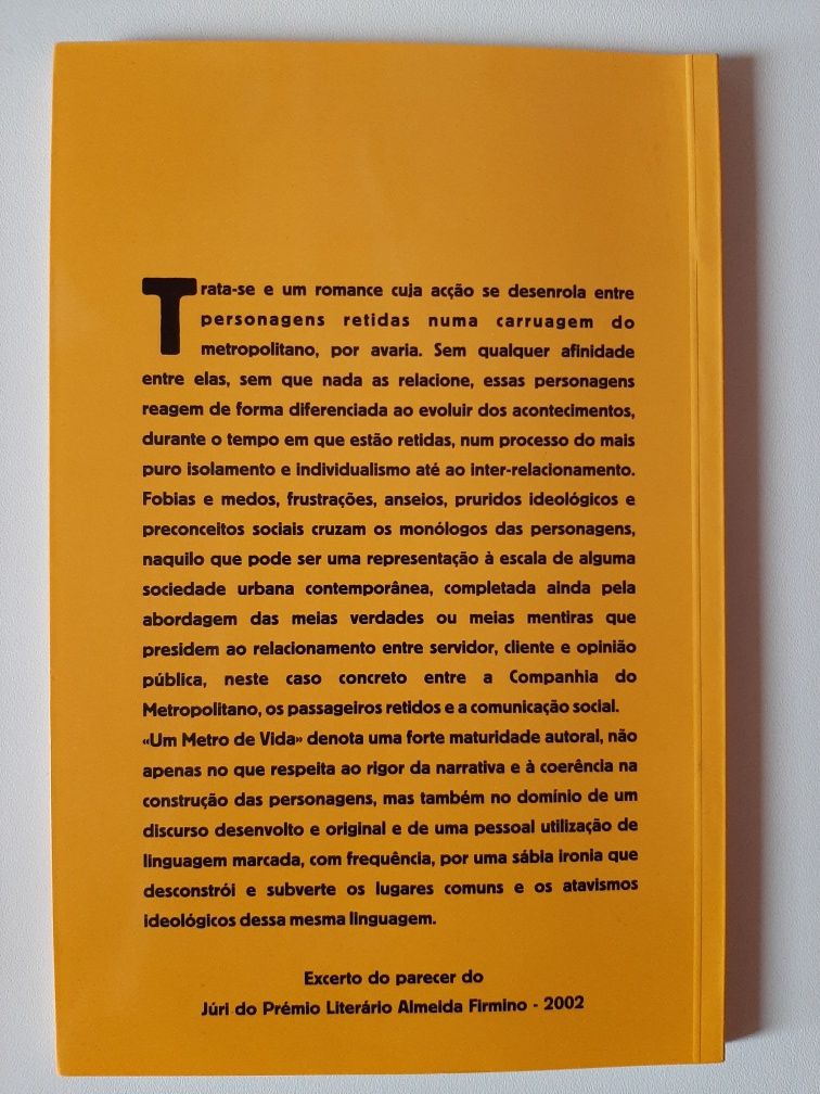 Livro "Um Metro de Vida"