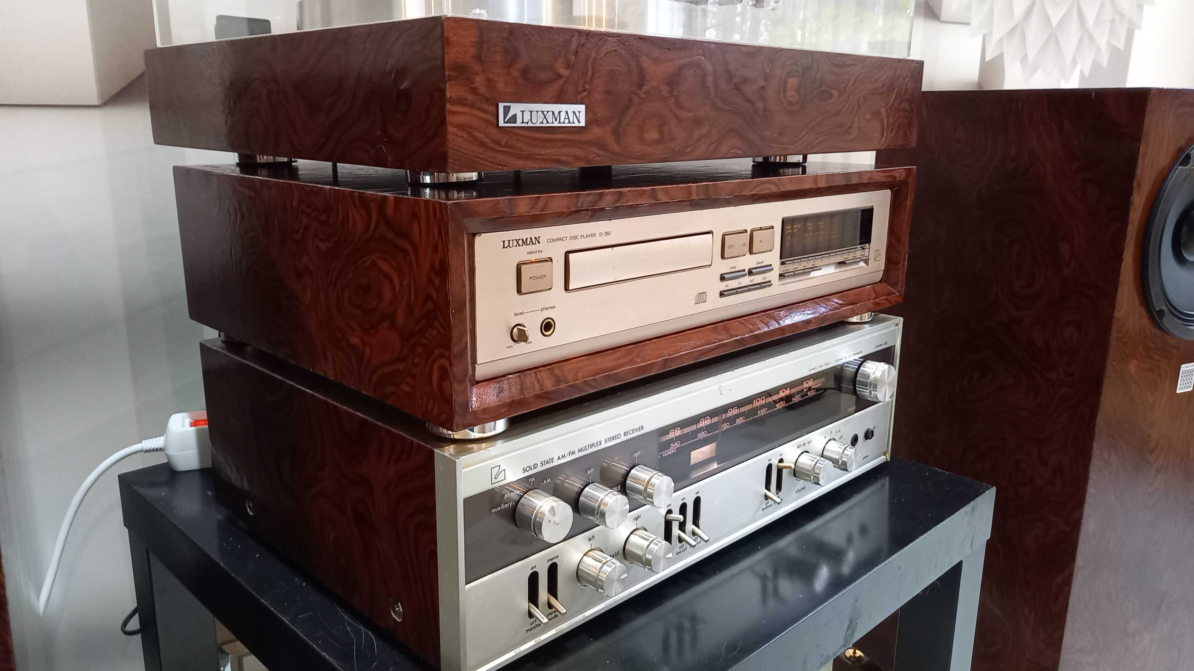 Zestaw Luxman R 600, D-351, PD-290 oraz Visaton szerokopasmowe