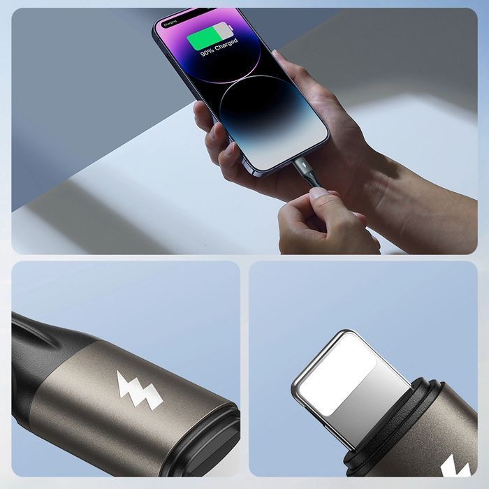 Kabel Joyroom Light-Speed Series 100W USB-C / USB-C 1.2m - biały
