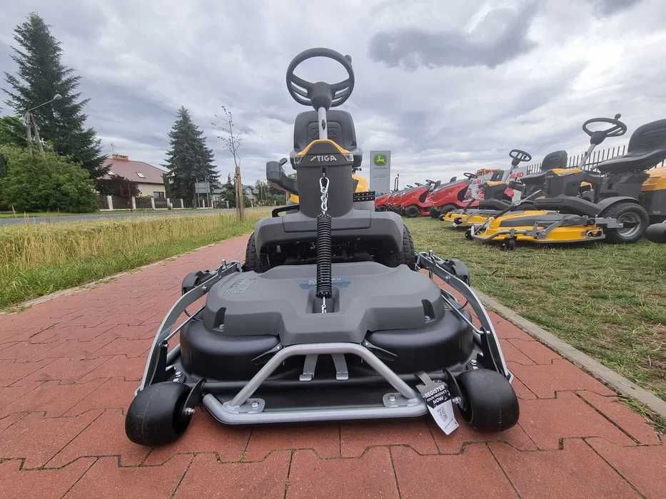 Kosiarka Raider Stiga 500 WX napęd 4x4 zestaw z agregatem koszącym