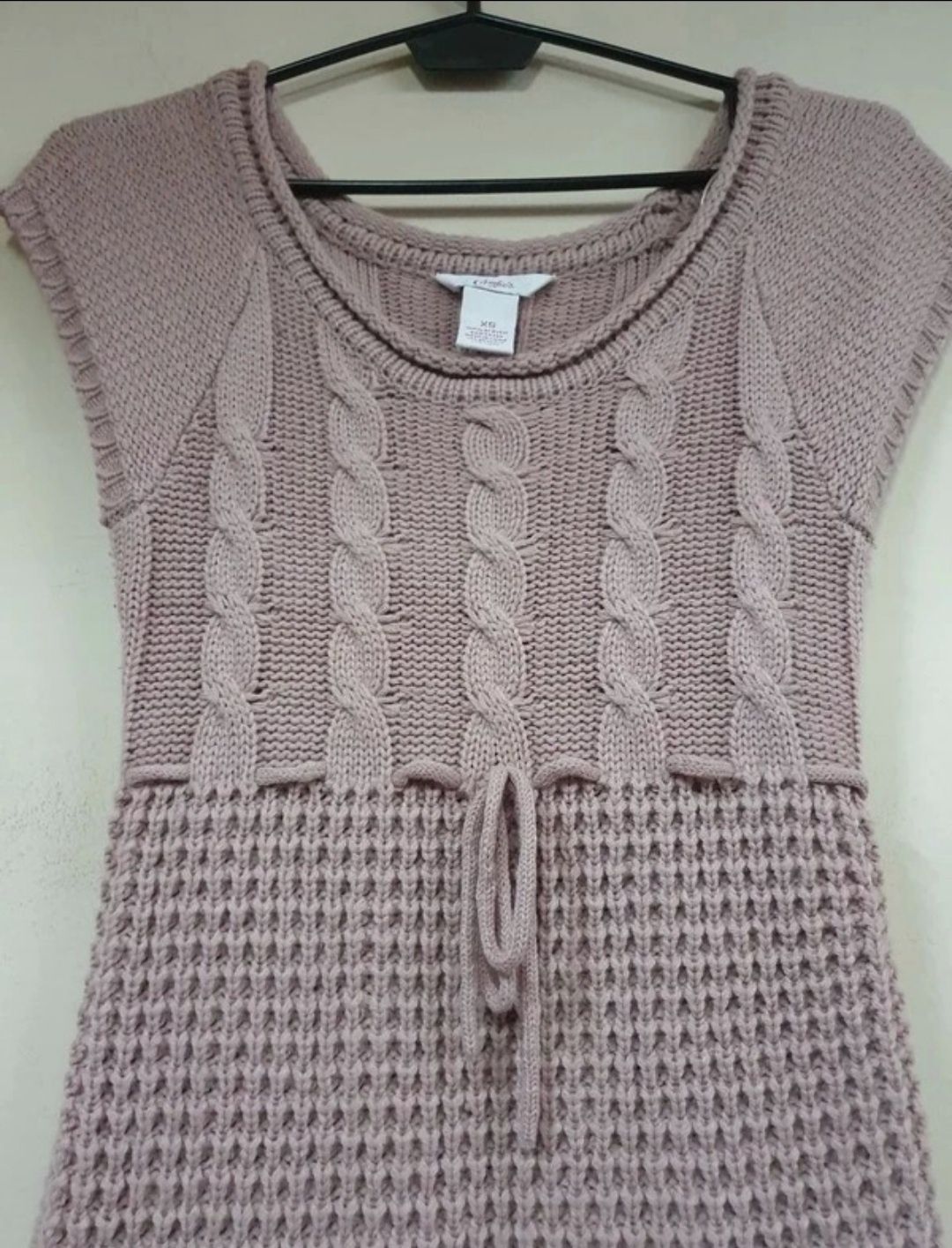 Candie's sukienka dzianinowa warkocz r 34