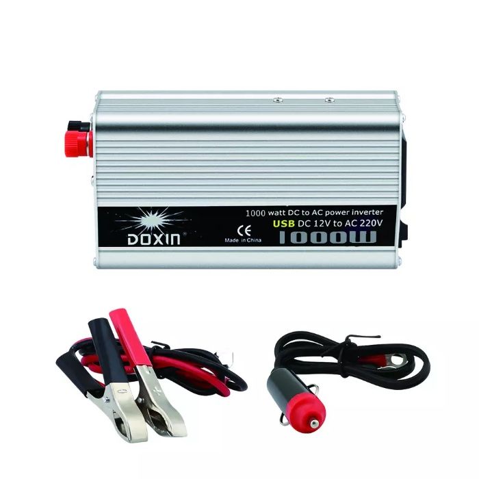 Inversor de corrente para carro bateria inverter 12v - 220v 230v 1000W