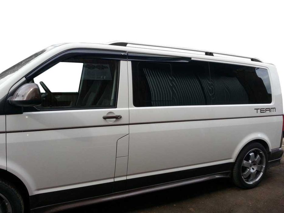 Рейлинги VW T5 T6 на крышу алюминиевые Рейлінги Фольксваген багажник