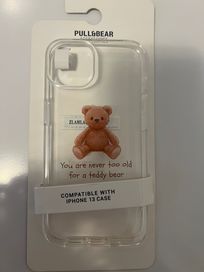 Pull&Bear Nowe etui Case IPhone 13 przezroczyste z misiem Teddy Bear