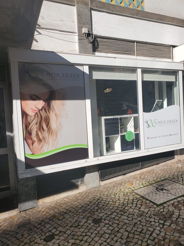Trespassa salão em Lisboa renda 700 euros
