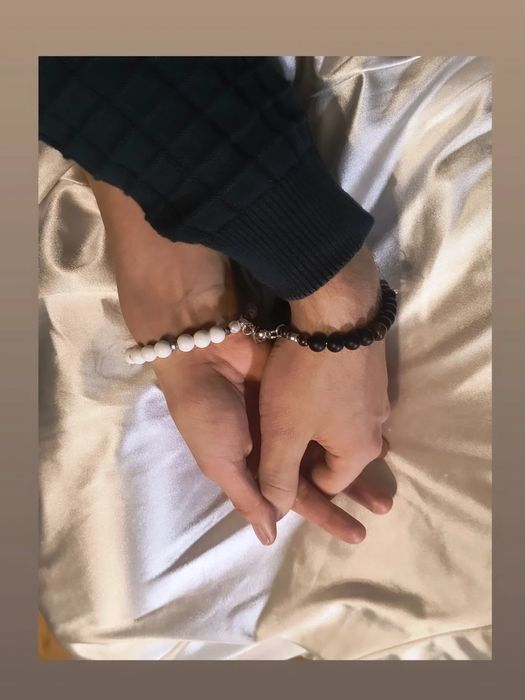 Zestaw bransoletek dla pary z Waszymi inicjałami