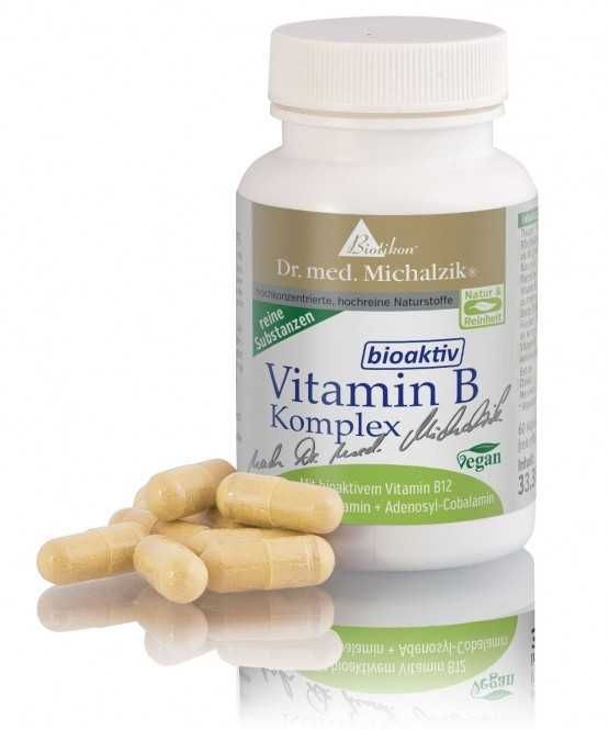 BIOTIKON Vitamin B Complex Dr. med. Michalzik Vegan Витамин B, 60 штук