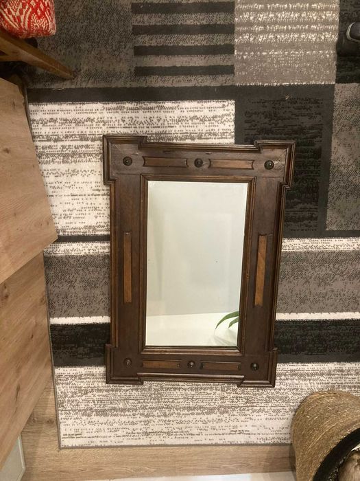 Lustro drewniana rama