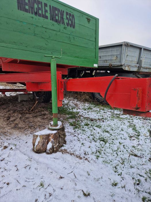 Przyczepa rolnicza jednoosiowa wywrotka