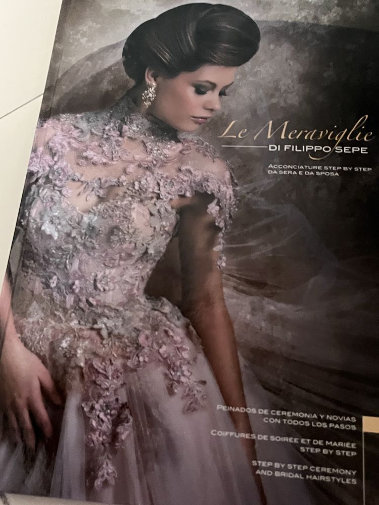 Revista / livro profissional de cabeleireiro / penteadis