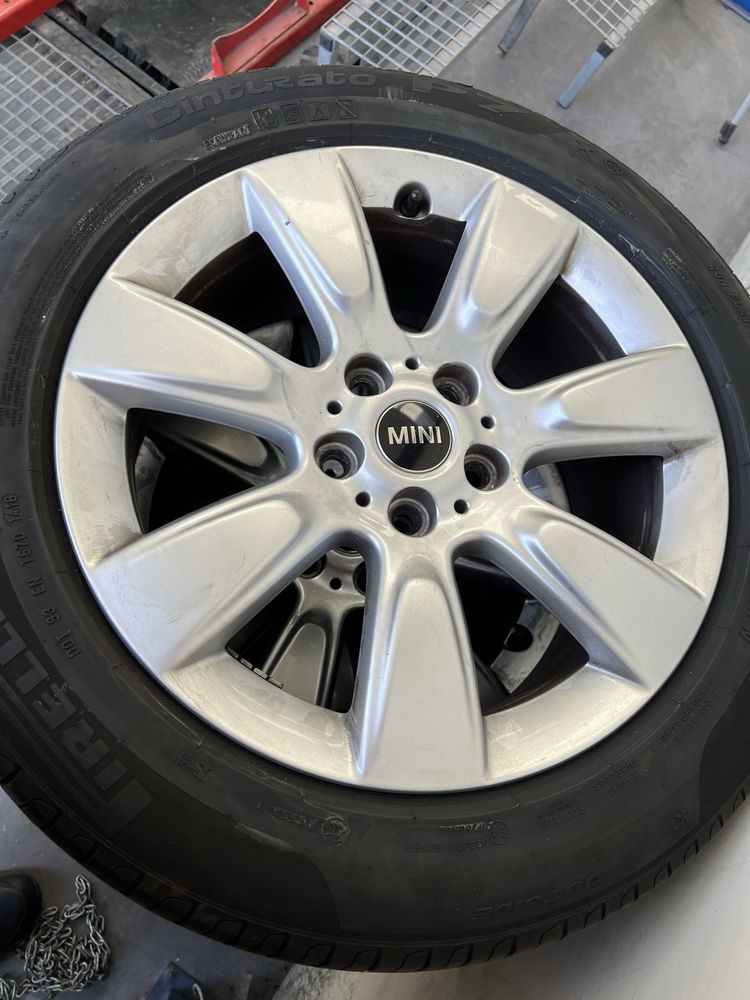 Jantes mini originais 5/112 com pneus novos 225/55r17